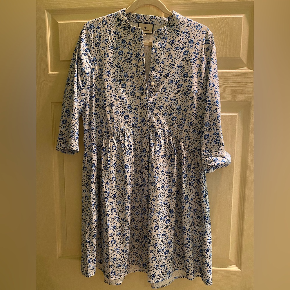 Tuckernuck Royal Shirt Dress Small